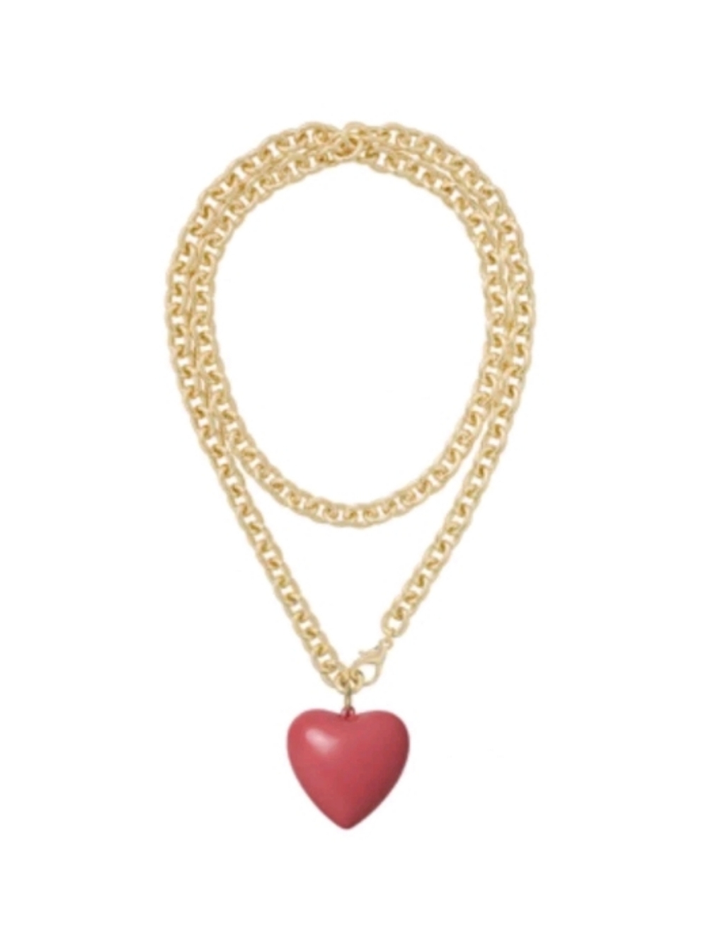 Roxanne Assoulin The Big Puffy Heart Charm Necklace